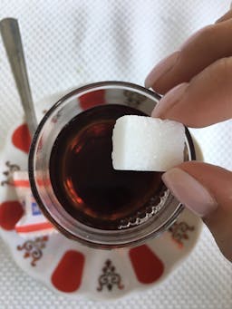 tea with sugar
